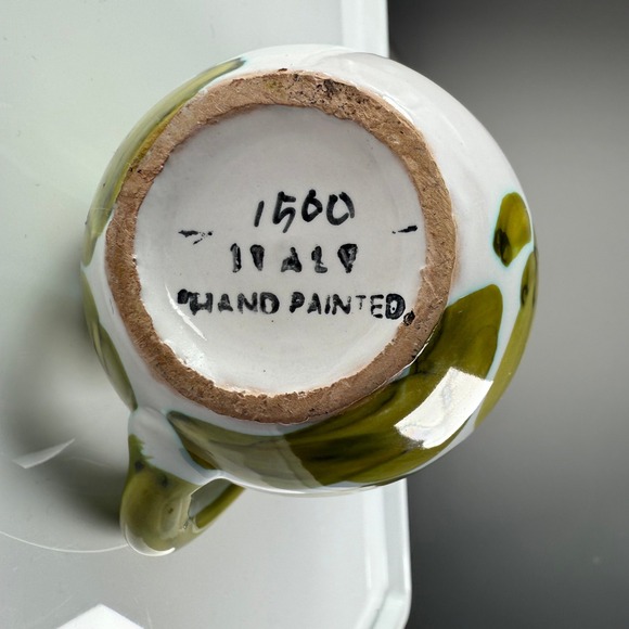 Vintage Hand-Painted Ceramic Elephant‎ Pitcher Creamer Italy #1560 - Picture 10 of 12